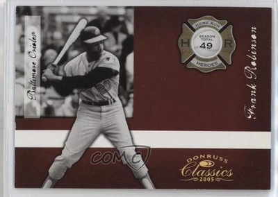 Donruss Classics Home Run Heroes 2005 dorado 5/50 Frank Robinson #HR-20 HOF Foto 1 de 3