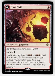 The Lost Caverns of Ixalan #145 Dire Flail - Picture 1 of 2