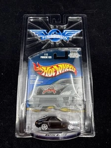 2002 Hot Wheels Final Run 1/12 PORSCHE 928 Black w/Real Riders Chrome 5 Spokes - Picture 1 of 13