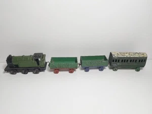 Dinky Toys No 19 Vorkrieg Lok Zug gemischte Güter Personen - Bild 1 von 14