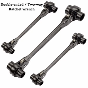 1pc 8 in 1 Double Ratchet Wrench Automatic Socket Wrench For Easy Work - Picture 1 of 19