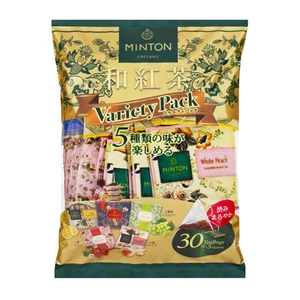 [FD] Xinfawe Minton Japanese Black Tea Variety Pack, 30 Tea Bags 5 Varieties X 6 - Picture 1 of 4