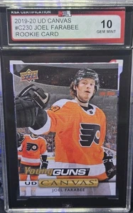 19-20 Upper Deck Joel Farabee Young Guns Rookie π¨π¨π¨ KSA 10 Gem Mint - Picture 1 of 3