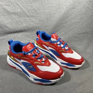 Puma R II Running System Men’s 6.5 Red White Gold Blue Sneakers Shoe 388344-01 - Picture 1 of 8