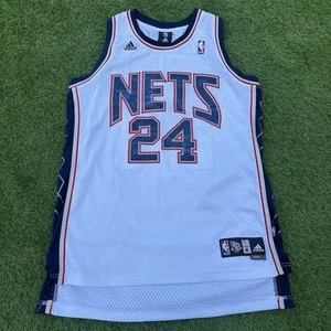 Vintage Richard Jefferson New Jersey Nets Mens Size Medium Adidas - Picture 1 of 9