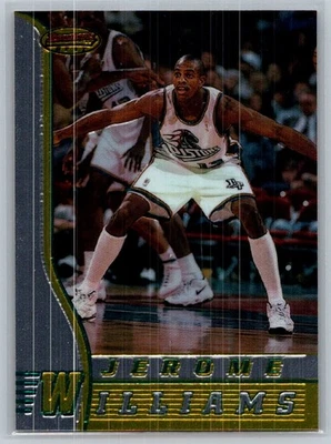 1996-97 Bowman's Best Basketball #R12 Jerome Williams RC - VG - Detroit Pistons - Image 1 of 2