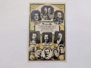 Propaganda Feldpostkarte Erster Weltkrieg Monarchien im Krieg  - Bild 1 von 4