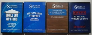 Simpler Options 4 DVD Lot Stocks Investing Finance Options ETF Course Guide - Picture 1 of 4