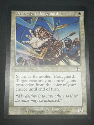 Magic the Gathering MTG Benevolent Bodyguard White Judgment Common - Image 1 of 2
