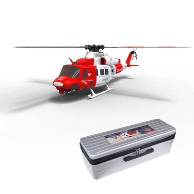 Helicóptero GPS de rescate aéreo Goosky E2 UH-1Y - BNF con estuche de transporte Foto 1 de 4