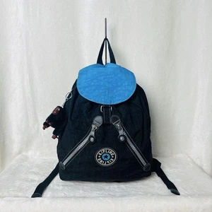 Kipling Backpack Medium Polyester Monkey Charm - Picture 1 of 12