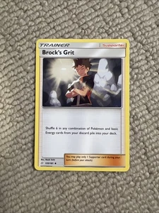 Brock's Grit 135/181 Sm-Team Up Regular - Pokemon Card - Picture 1 of 1