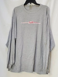 Derrick Thomas KC Chiefs XXL SHIRT #58 Graphic Gray Vintage Gear For Sports - Picture 1 of 7