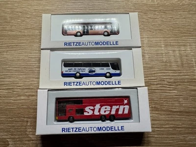 3 Autobus Rietze 1:160 In OVP Condizione Non Utilizzata NR3 - Immagine 1 di 4