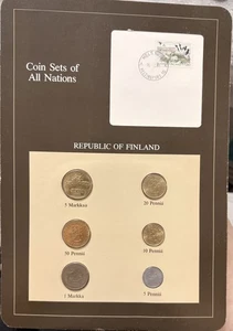 Kursmünzensätze aller Nationen Finnland 1981-84; 1,80 Marken - Bild 1 von 8