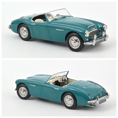 AUSTIN HEALEY 3000 Mk.1 1959 GREEN 1:18 Norev Auto Stradali Modellino Nuovo - Immagine 1 di 4