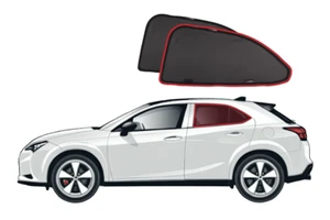 Genuine SNAPSHADES Car Rear Window Shades for Lexus UX (2019-Present) - Picture 1 of 4