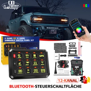 Interruttore Bluetooth 12 velocità RGB pannello LED controllo barra luminosa sistema relè elettronico - Foto 1 di 12