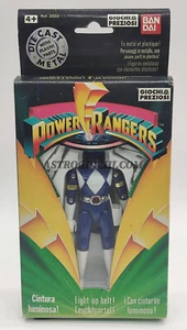 POWER RANGERS FIGURE BLUE LIGHT UP BELT BANDAI VINTAGE 1993 NEW IN SEALED BOX - Picture 1 of 5