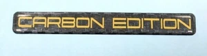 CARBON EDITION Aufkleber/Aufkleber - Goldtext - HOCHGLANZ GEWÖLBTE GEL-OBERFLÄCHE - Bild 1 von 3