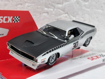 SCX U10432 Trans Am Cuda 1970 Silver 1/32 Slot Car - Image 1 of 4