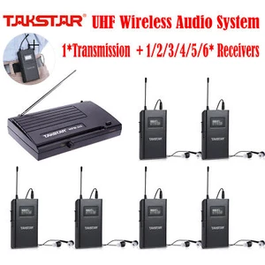 UHF Wireless In Ear Monitor System In-ear Earphone Stage Monitoring 6CH 50m O3Y7 - Picture 1 of 16