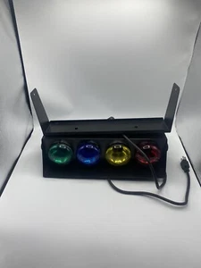 Eliminator Dj Light Model E137 4 Bulb With Bracket READ DESCRIPTION - Picture 1 of 2