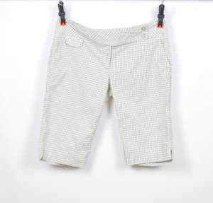 Charlotte Russe Bermuda Shorts Green Plaid Casual Cotton Women's Size 11 - Picture 1 of 8