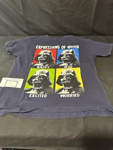 Disney Star Wars Expressions of Vader T-shirt Youth size 14/16 Darth Vader - Picture 1 of 13