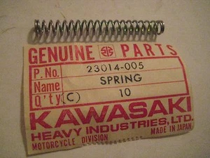 KAWASAKI Z1/Z1-R/KZ/MKII/LTD/H2/W/KLR/KLX/H1/S/A HDLT FOCUS ADJUST SPRING NOS! - Picture 1 of 1