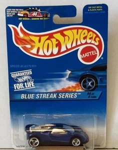 HOT WHEELS BLUE STREAK SERIES SPEED BLASTER #576 1997 MOC - Imagen 1 de 2