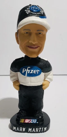 Mark Martin 6 Nascar Bobblehead By Bobble Dobbles 8” Tall Pfizer Cover