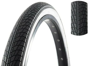 Wanda 20” x 2.125 Bicycle Tire White Sidewall BMX Lowrider Cruiser Fat Bike Tire - Picture 1 of 2