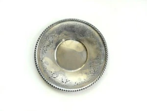 Vintage 10" Silver Serving Tray - Picture 1 of 5
