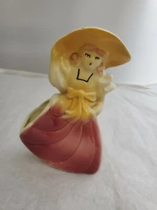 Vintage Mid-century Modern Girl Succulent Planter 5 1/4" X 3" - Picture 1 of 7