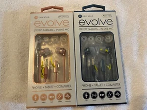 Sentry evolve Stereo Earbuds + In-Line Microphone for Phone Tablet Computer TWO - Photo 1 sur 7