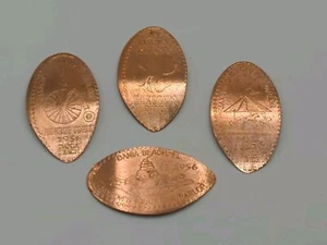 JAXSON'S ICE CREAM Juego de 4 centavos de cobre prensados alargados DANIA BEACH FL FLORIDA - Imagen 1 de 2