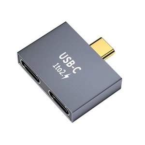 PD Splitter tipo C USB C maschio a doppia USB C femmina Trasferimento dati - Picture 1 of 6