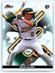 2022 Topps Finest Nick Allen Refractor Rookie Card RC Oakland A's - Picture 1 of 2