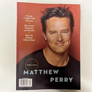 Matthew Perry Magazine 1969–2023 Funny Fragile His Iconic Moments On Friends - Picture 1 of 1