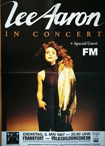 LEE AARON 1987 FRANKFURT - orig. Concert Poster - Plakat - DIN A1 - F/U 1123 - Picture 1 of 1