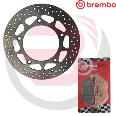 RMS BREMBO DISCO FRENO POSTERIORE YAMAHA TMAX T-MAX 530 2012 2013 2014 + PASTIGLIE BREMBO