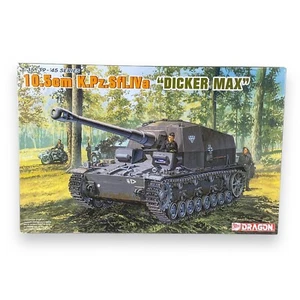 10.5cm K.Pz.Sfl.IVa "DICKER MAX" 1:35 Dragon Model Kit 6357 Unmade - Imagen 1 de 7