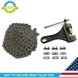 415H 110L Chain Heavy Duty For 80cc 49cc 60cc 66cc 2 Stroke Motorized Dirt Bike - Picture 1 of 5