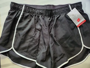 Hanes Sport Active Gear Black Shorts For Women Sz S - NWT - Picture 1 of 3