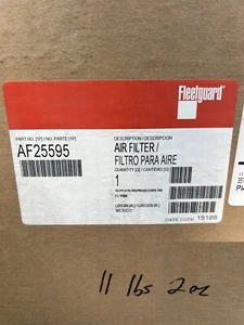 Filtro de aire primario Fleetguard AF25595, 22,24 pulgadas (Altura) - Imagen 1 de 2