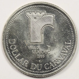 Quebec Canadá 1985 Festival de Invierno $1 Bonhomme Carnaval - Imagen 1 de 2