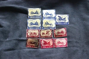 Vintage Soviet USSR 11pins badges car automobiles 1900 - Picture 1 of 2