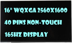 B160QAN02.Q - LCD 16.0' Wqxga EDP 165HZ Panel For GU603HM-211.ZM16 18010-1602000 - Picture 1 of 7