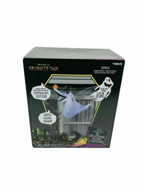 Gemmy The Nightmare Before Christmas - Zero The Ghost Dog 18" Airblown Inflatable Décor (1790179)